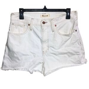 482. Madewell the perfect short in white size 29